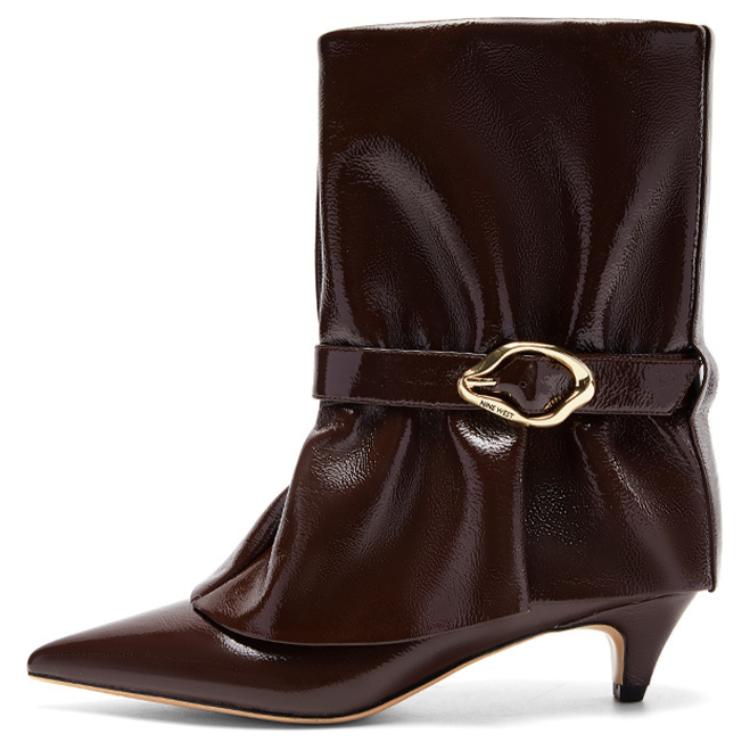 NINE WEST Женские черные ботинки на каблуке 4,5 см, цвет Black — фото 3