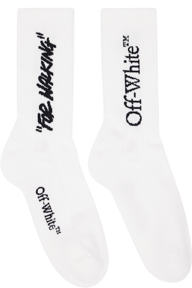 

Белые носки Quote Mid Off-White