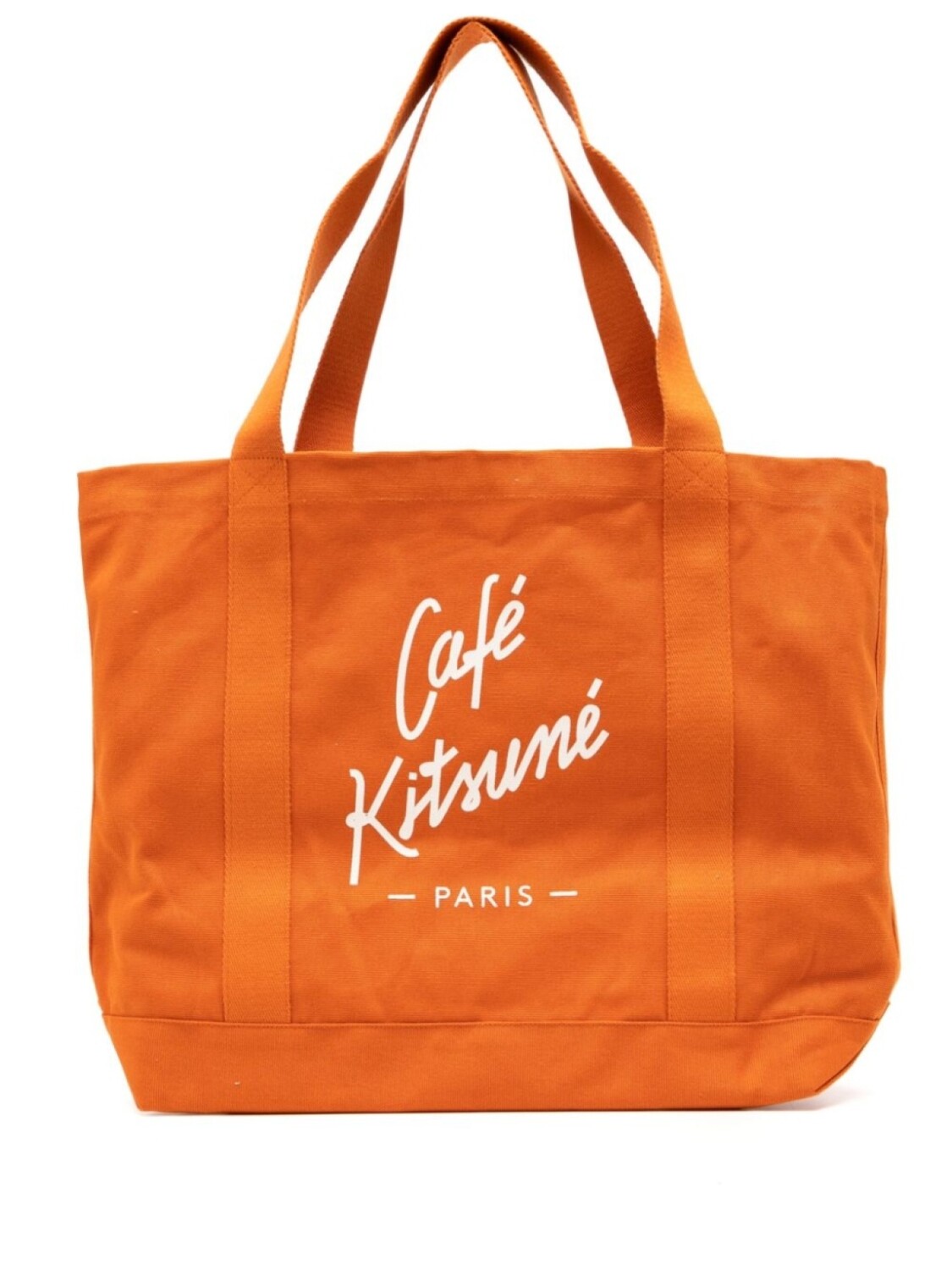 

Сумка-тоут из канваса с логотипом CAFÉ KITSUNÉ, оранжевый