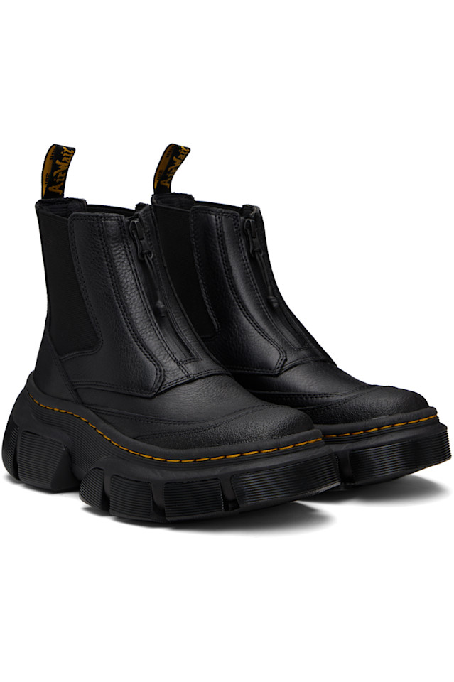 Замшевые челси-боты Dmxl на молнии Dr. Martens, черный — фото 4