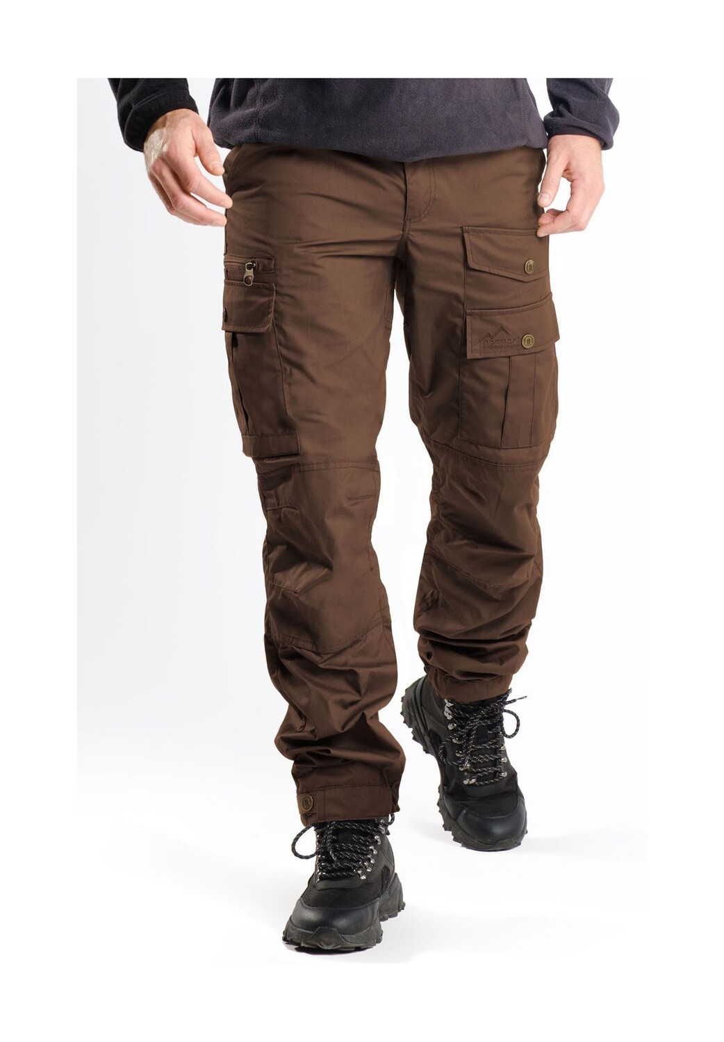 

Мужские походные брюки - уличные брюки normani, коричневый