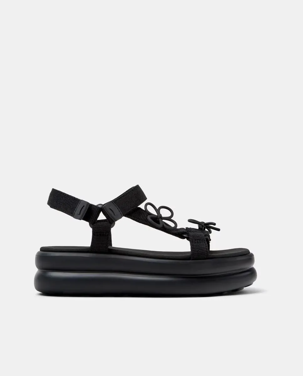 Женские босоножки на платформе Pelotas Flota Up Twins Camper, черный