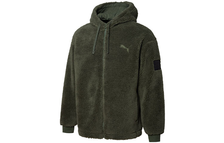 

Мужская бархатная куртка Puma, Темно-зеленый