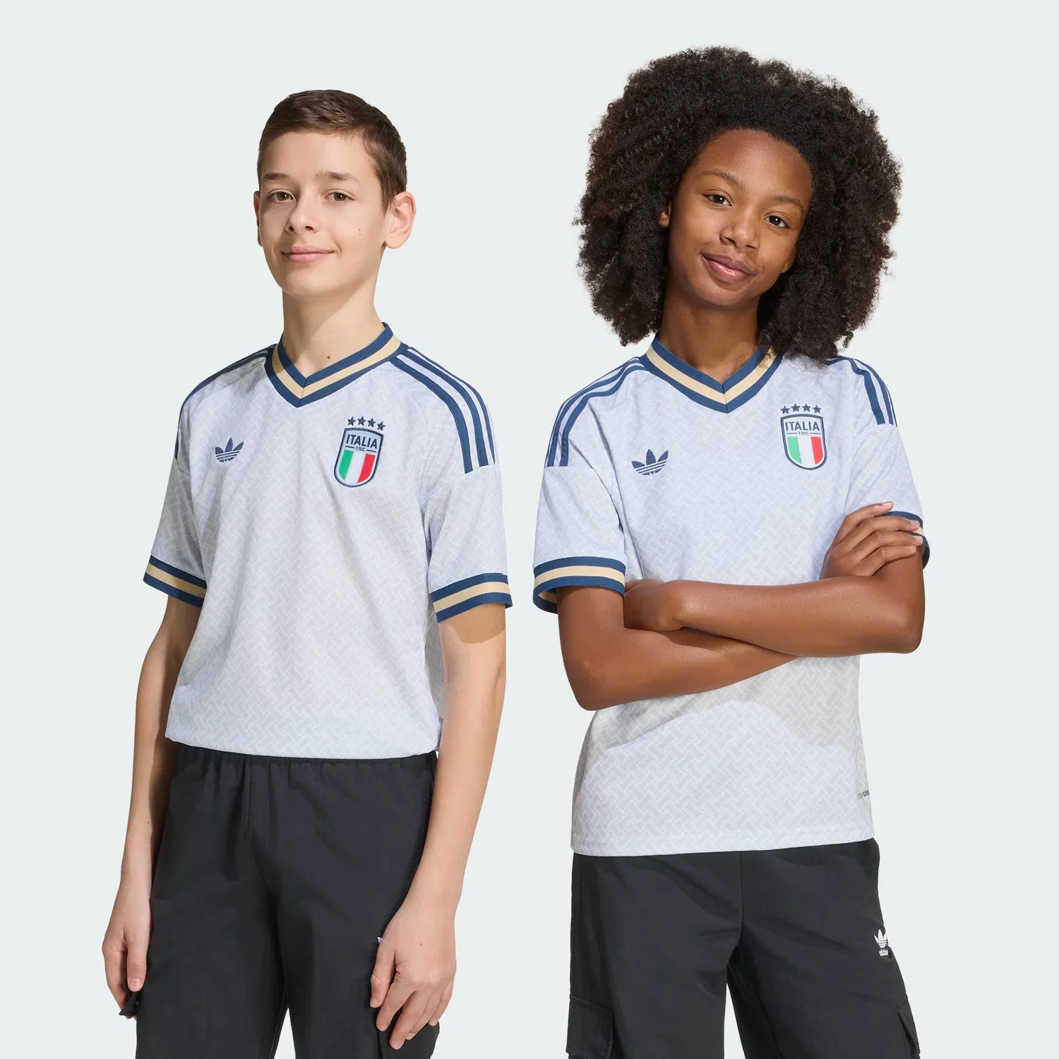 Детская выездная футболка adidas Italy 26, Aeroblue