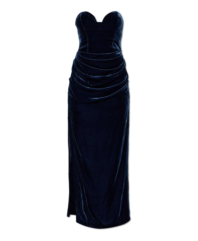 

Бархатное платье Rotate Birger Christensen, синий