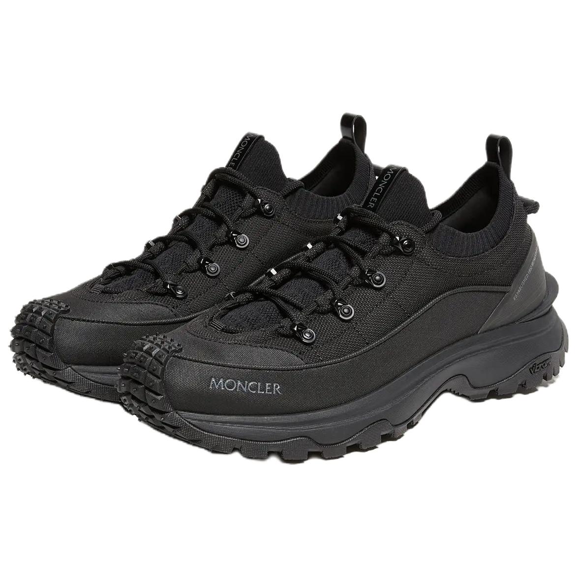 Moncler Trailgrip Lite3 Low top Casual Shoes 4cm Men's Black — фото 4