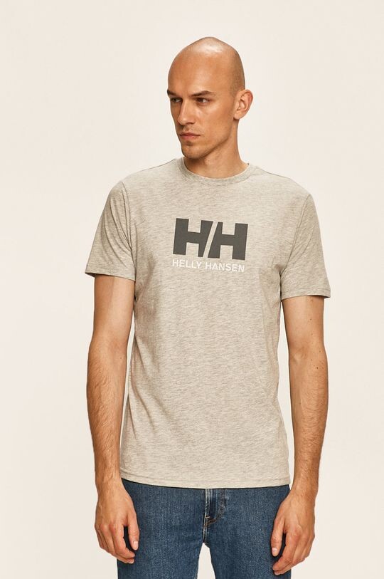 

Хлопковая футболка Helly Hansen, серый