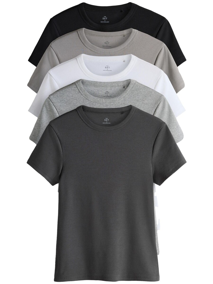 

Рубашка The Set, Graphite/Stone/Mottled Grey/Black/White