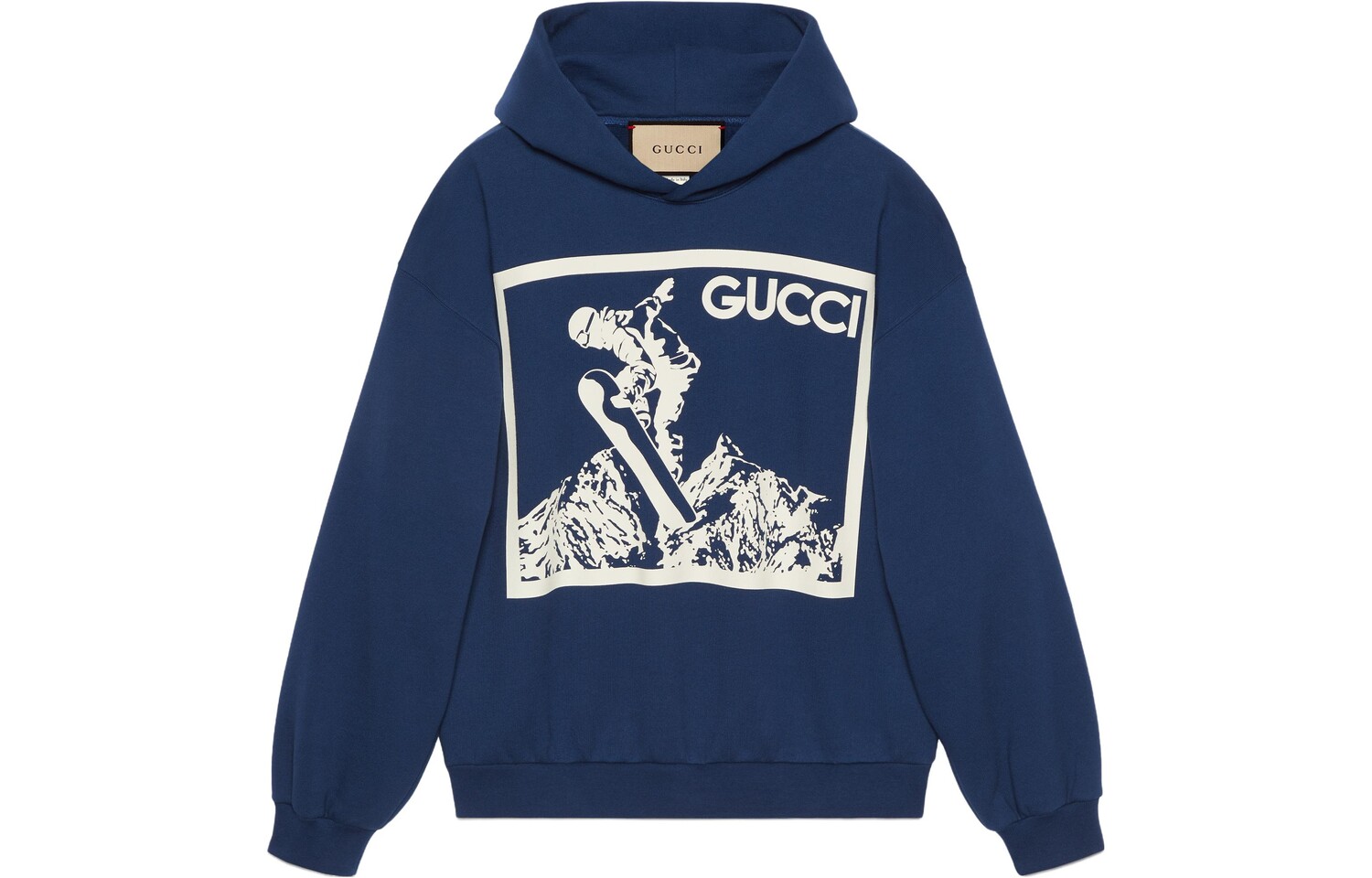 

Толстовка мужская темно-синяя Gucci, темно-синий