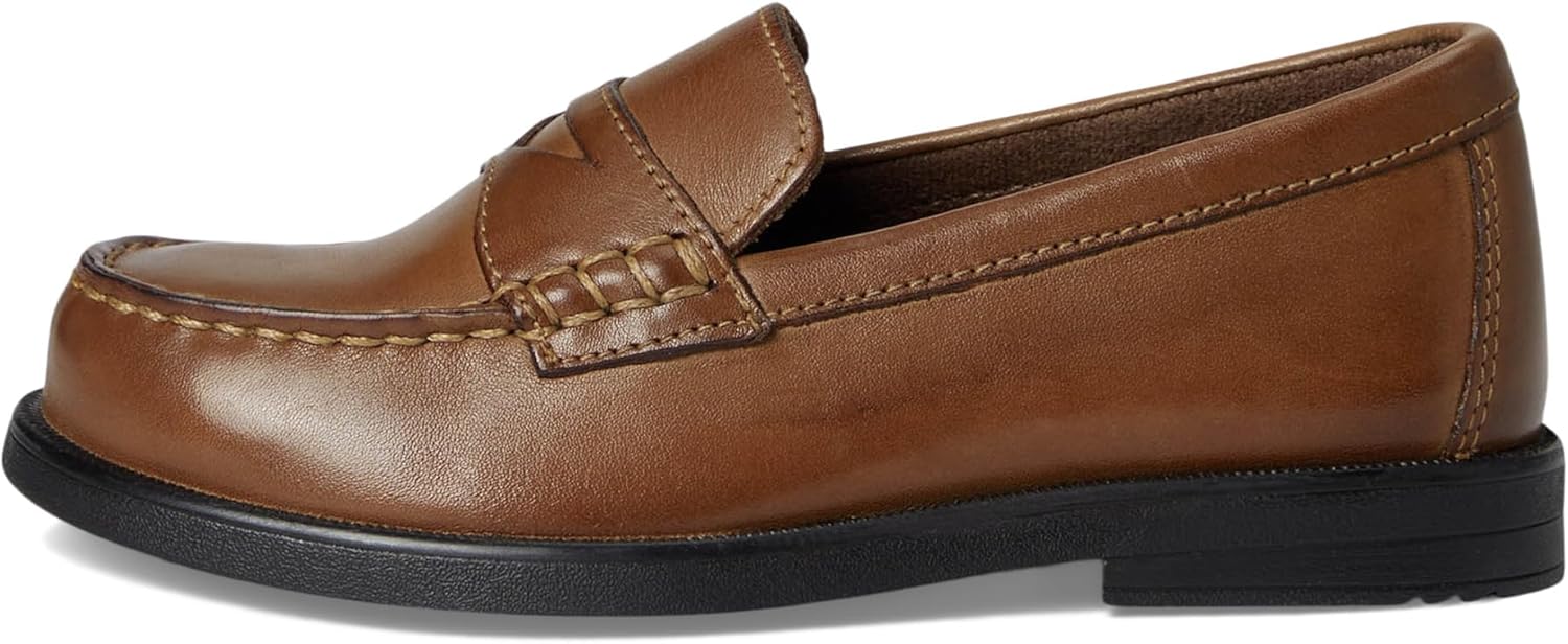 Детские лоферы Florsheim Boy's Croquet Penny - для малышей и старших детей, Saddle — фото 4