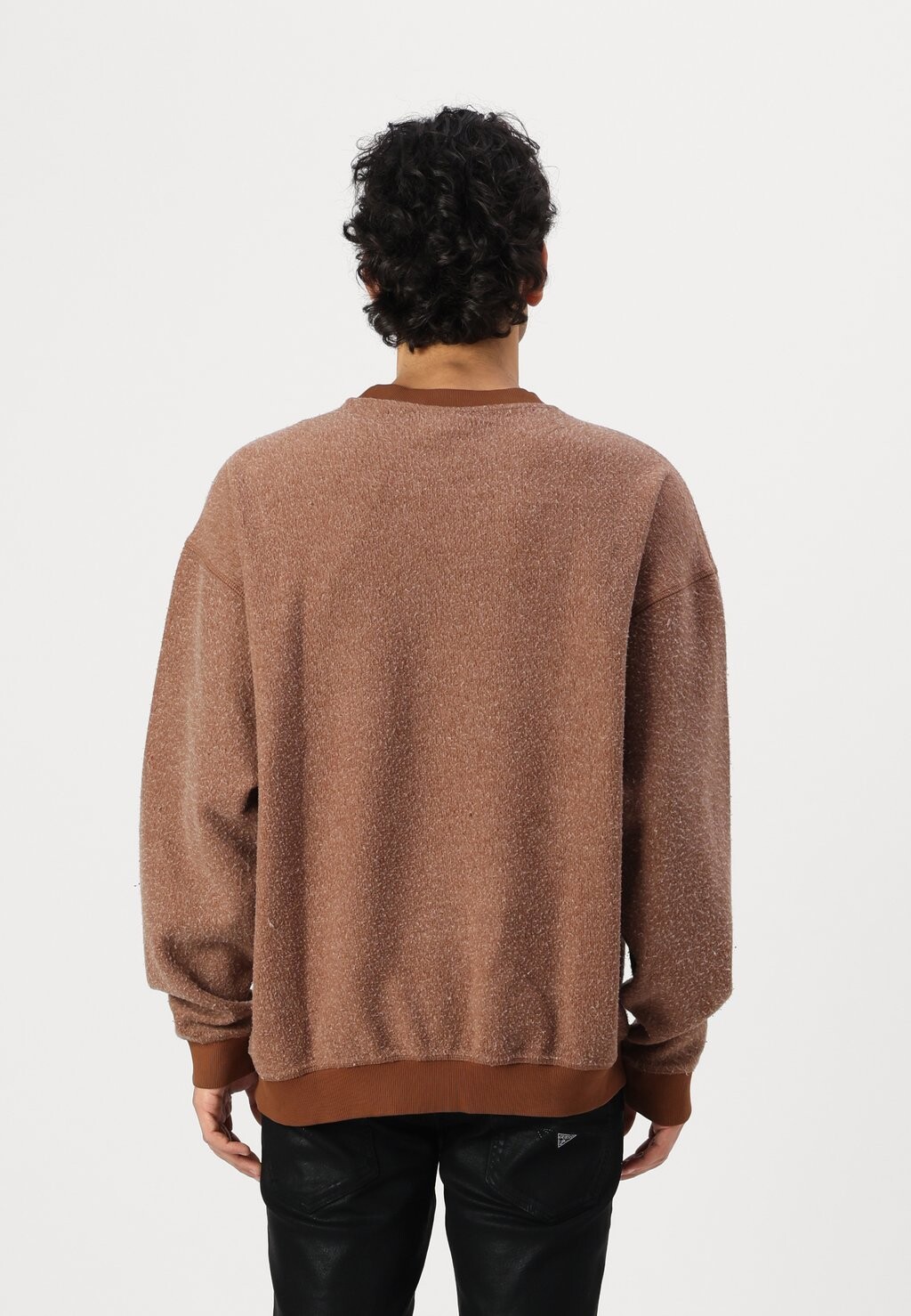 

Флисовый джемпер GO REVERSED CREW NECK Guess Originals, коричневый