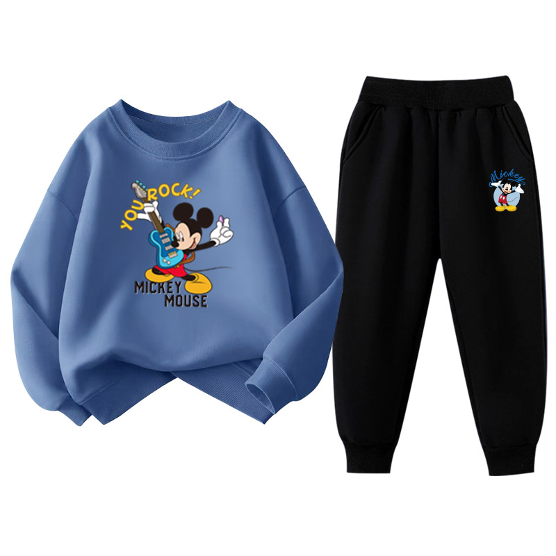 

Повседневная спортивная одежда для детей 3-7 лет Disney, синий/черный