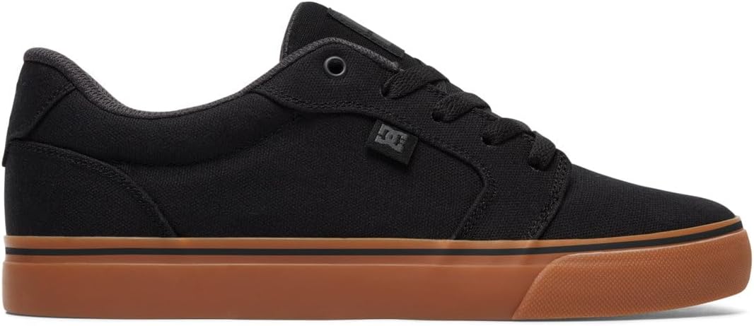 Мужские повседневные скейт-кеды DC Shoes Anvil, черный — фото 2