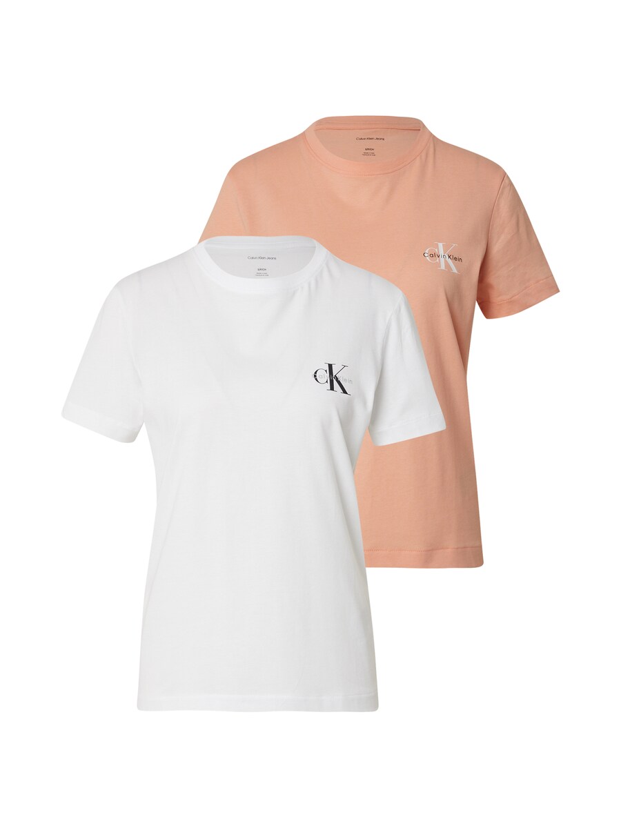 

Рубашка Calvin Klein Jeans, оранжевый/белый