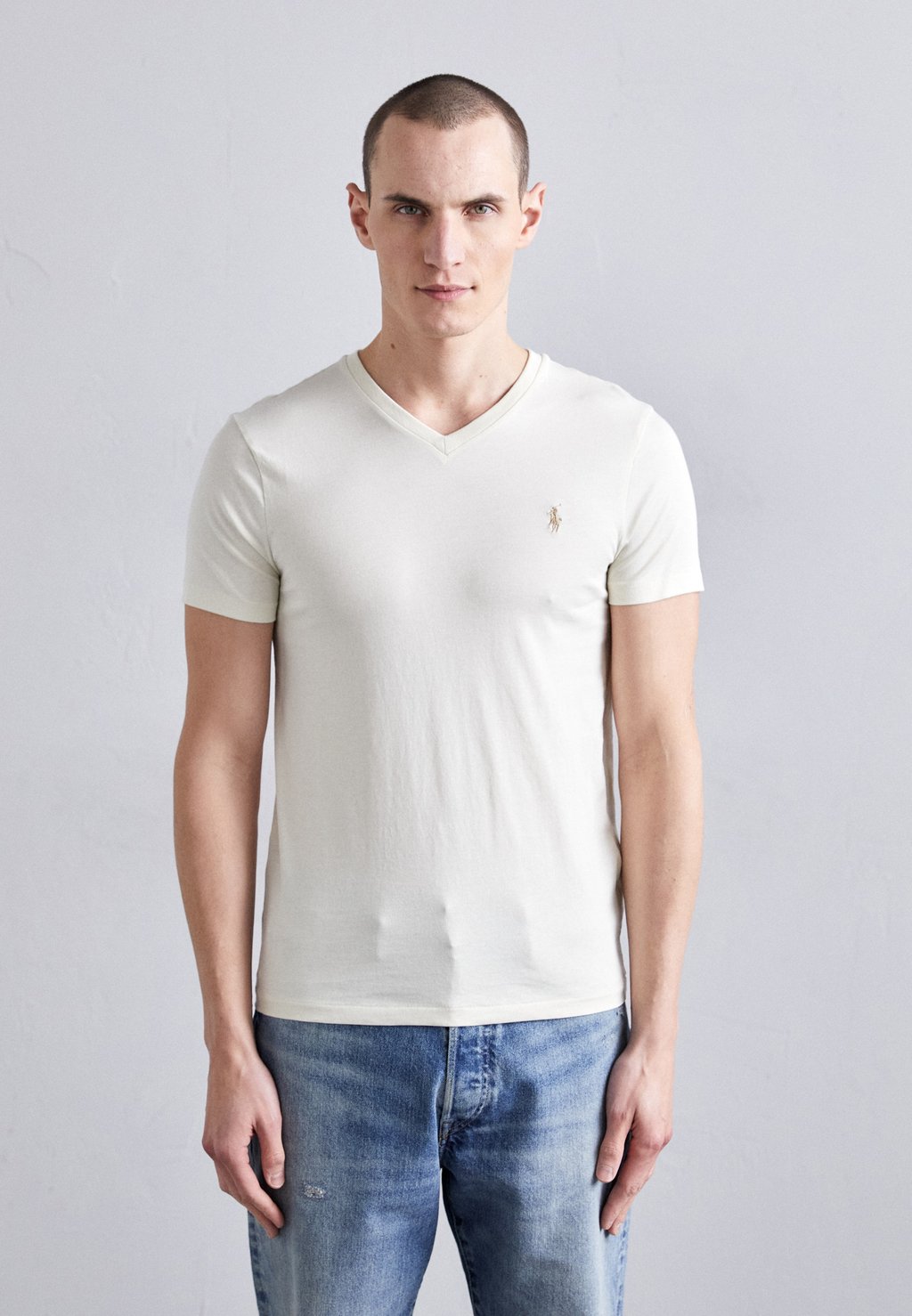 

Базовая футболка SHORT SLEEVE Polo Ralph Lauren, бежевый