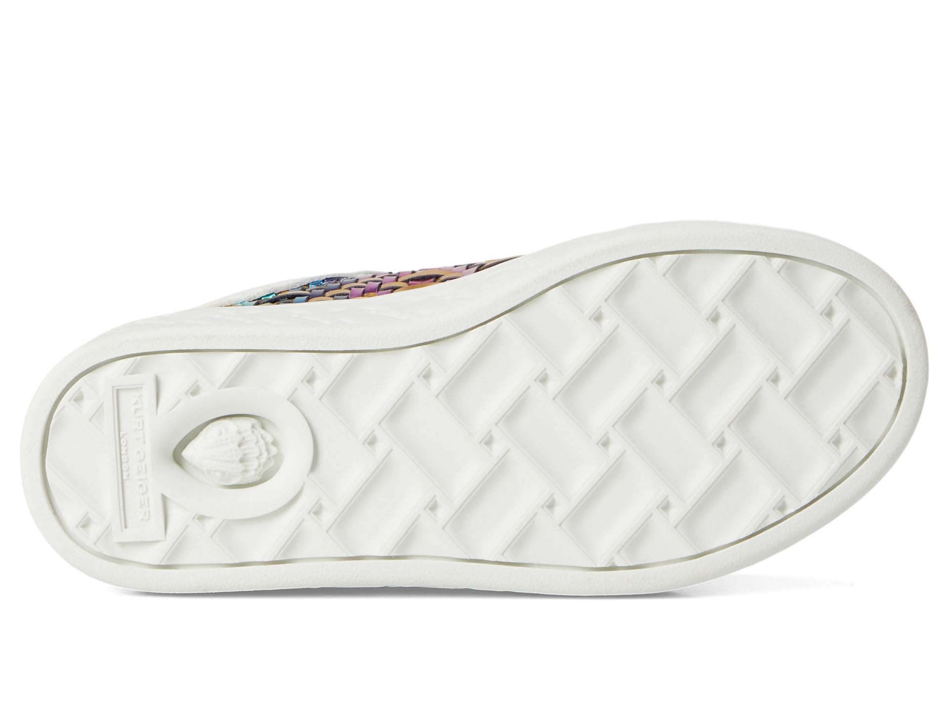 Туфли Kurt Geiger London Kids Mini Kensington Cupsole, цвет White Gold — фото 3