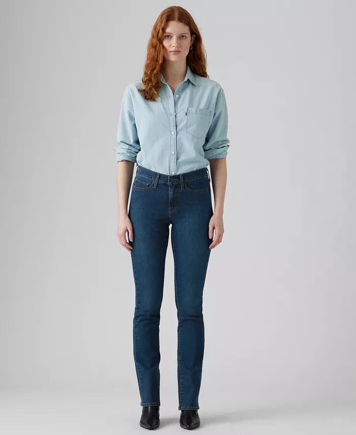 

315 Джинсы Bootcut средней посадки, облегающие, облегающие, размер 24-26 Levi's
