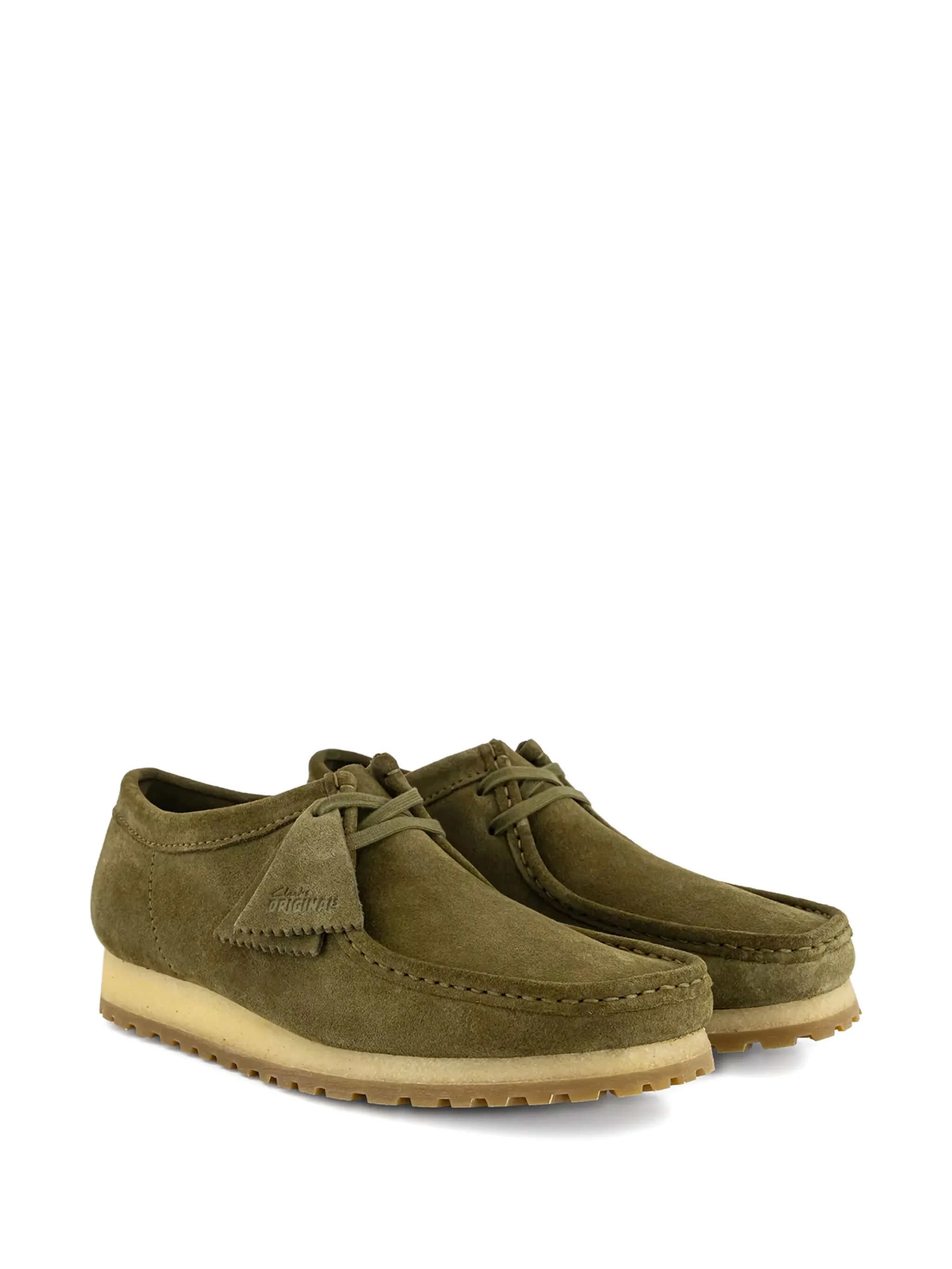 Ботинки Wallabee RB на шнуровке Clarks Originals, зеленый — фото 2