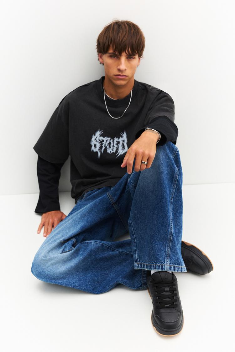 

Кроссовки для скейтбординга Pull And Bear, черный