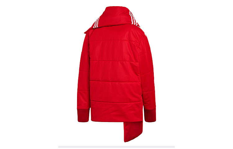 Женская стеганая куртка Adidas Originals, цвет Scarlet — фото 2