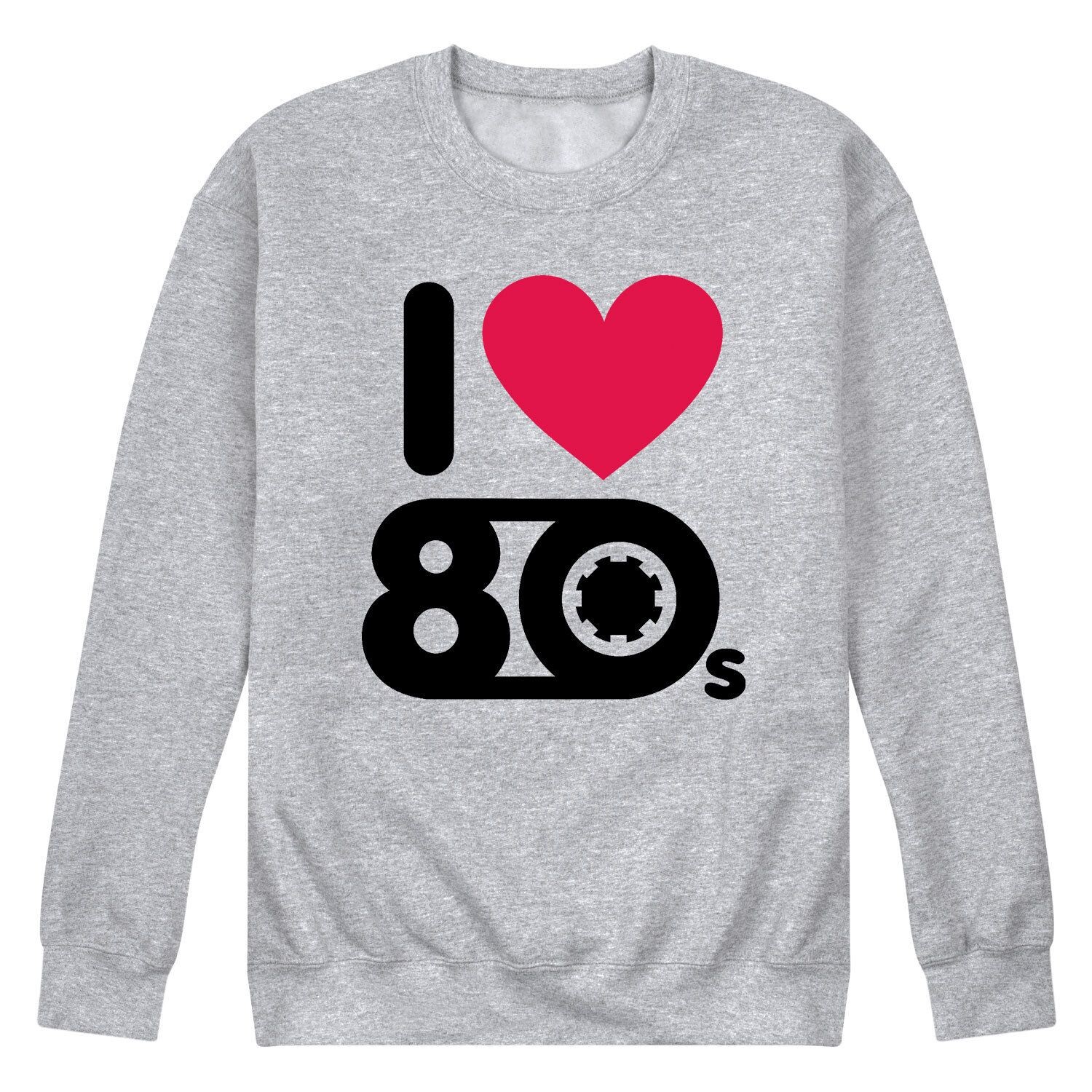 

Мужской свитшот I Heart The 80-х Licensed Character
