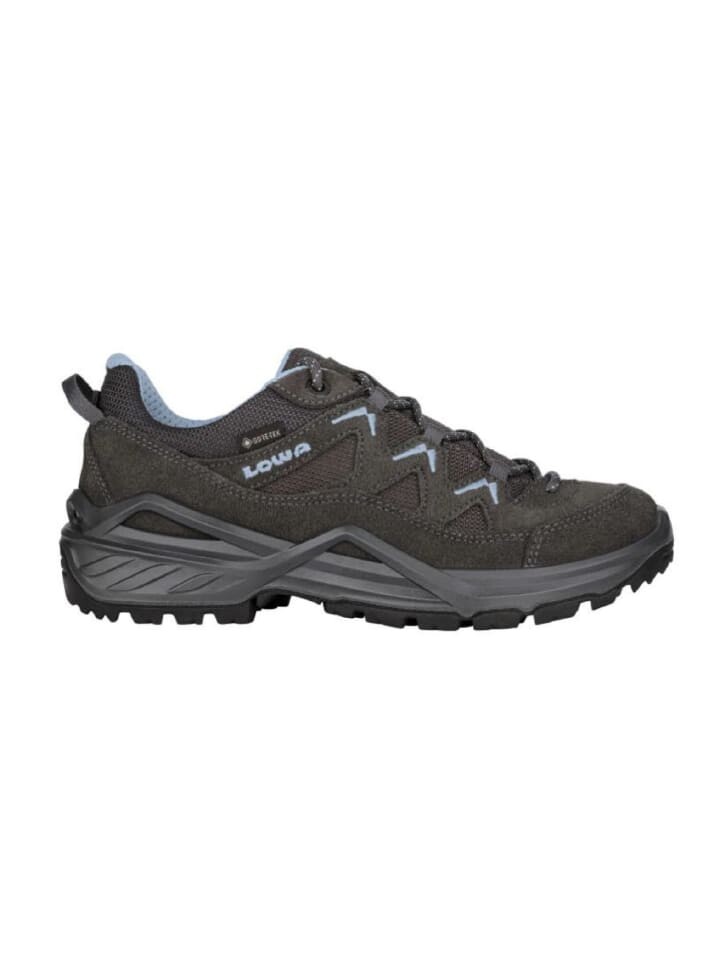 Ботинки женские LOWA Wanderschuhe SIRKOS EVO GTX LO Ws трекинговые на шнуровке, темно-серый