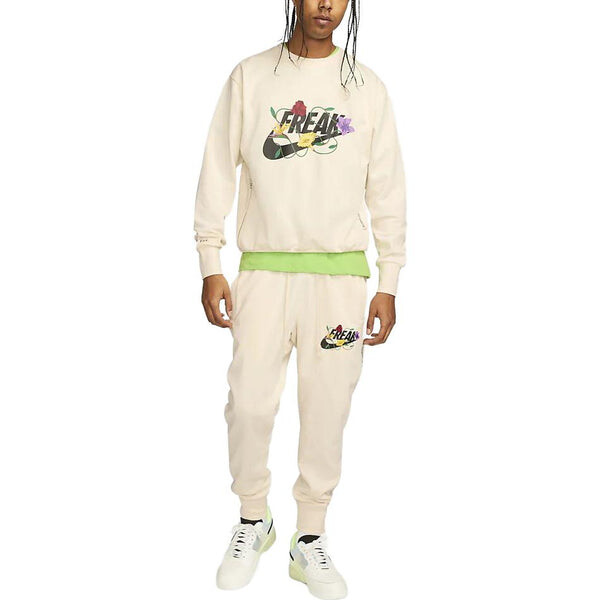 Толстовка Nike Giannis Graphic Basketball Crew Long Sleeve Sweatshirt 'Beige', бежевый — фото 2