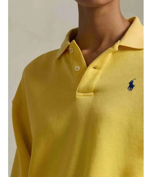 Полюс relaxed fit Polo Ralph Lauren, желтый — фото 4