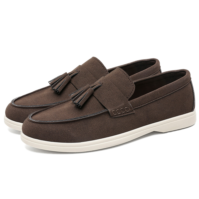 

Medd Лоферы мужские черные/коричневые/синие/бежевые - кофейные, цвет Coffee