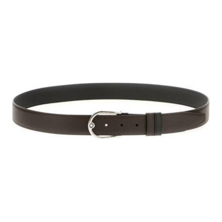 

MONTBLANC Ремень с пряжкой в виде подковы, Black