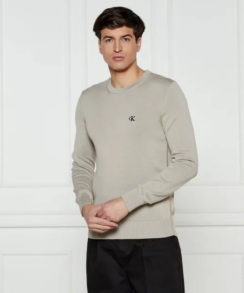 

Свитер Regular fit Calvin Klein Jeans, бежевый