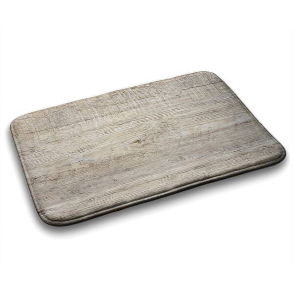 

Коврик для ванной Tulup Holztafeln, 90x1x90 см, бежевый
