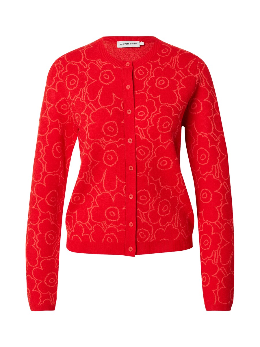 

Вязаный кардиган Marimekko, цвет Red/Melon