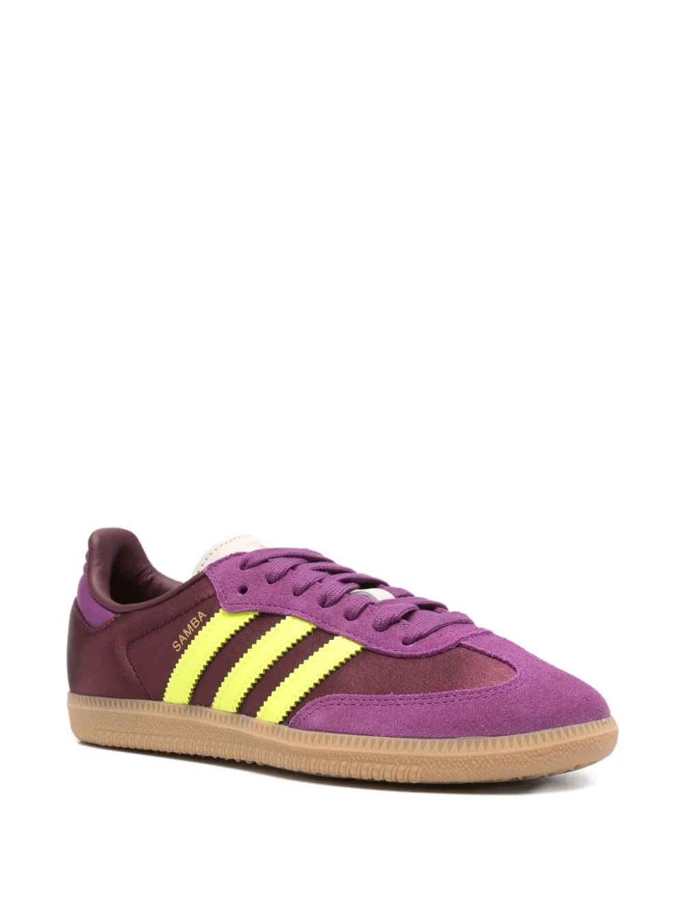 Кроссовки Samba OG на шнуровке Adidas, фиолетовый — фото 2