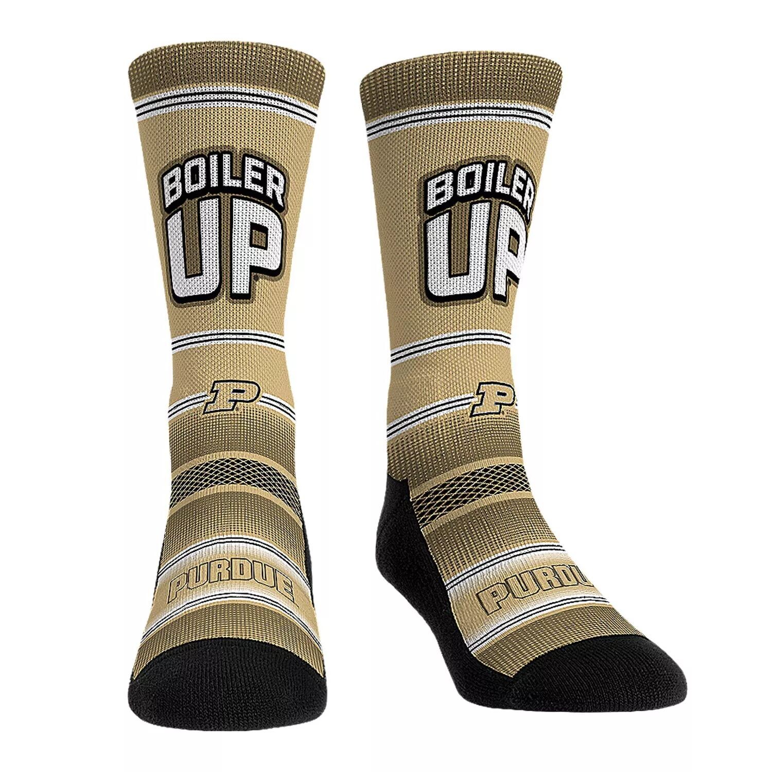 

Носки Youth Rock Em Носки Crew со слоганом команды Purdue Boilermakers Unbranded