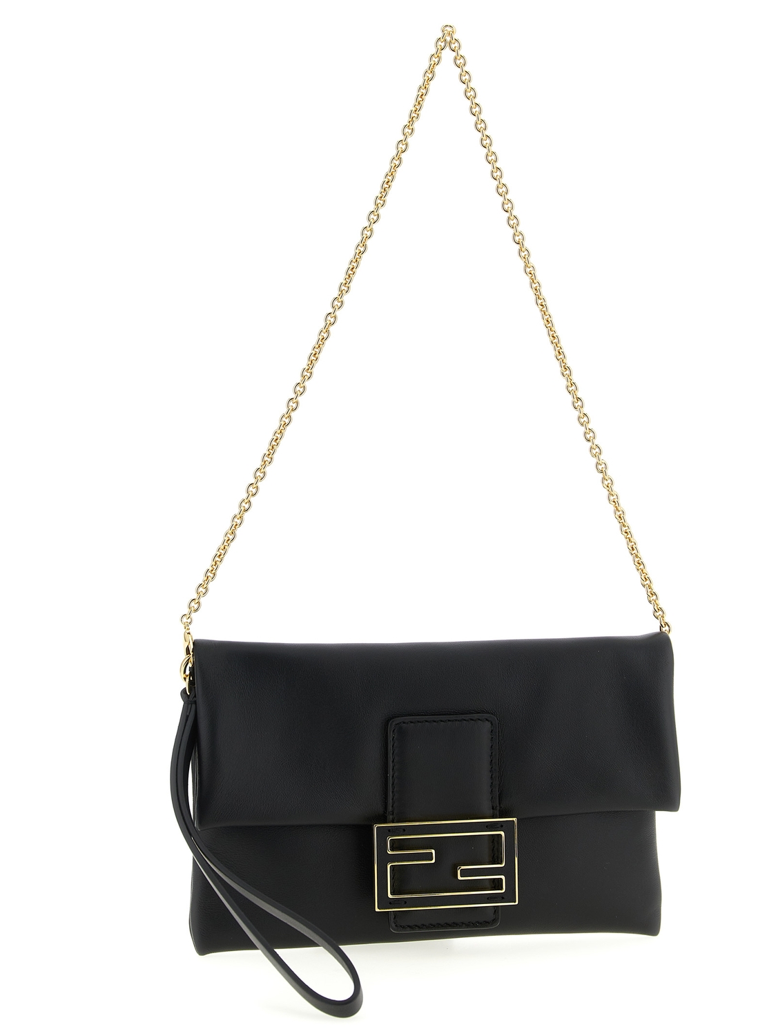 Сумка-клатч «Mamma Baguette» FENDI, черный — фото 3
