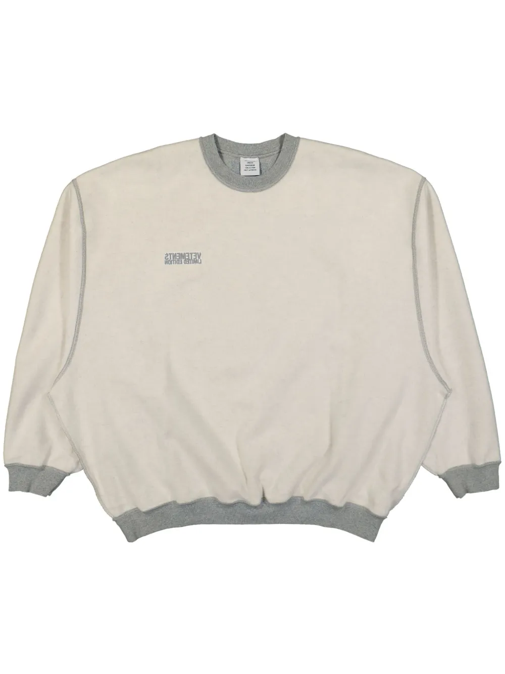 

Толстовка с логотипом Vetements, серый