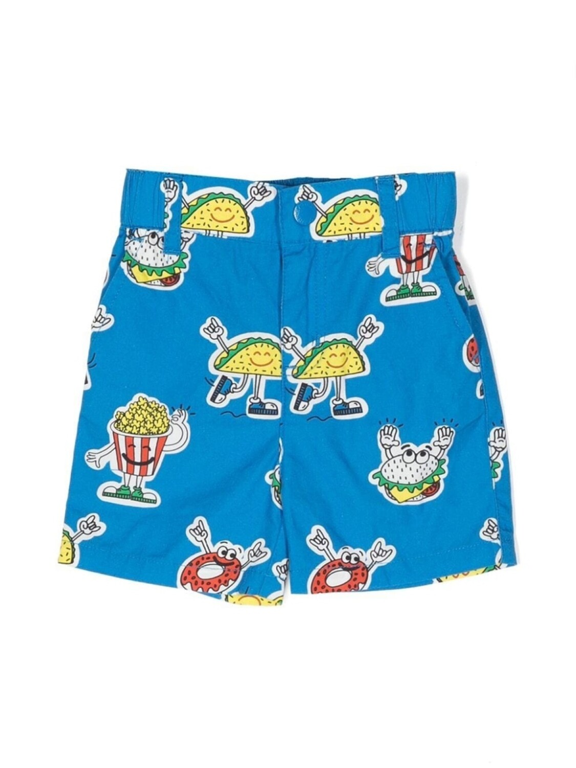 

Stella McCartney Kids шорты с принтом, синий