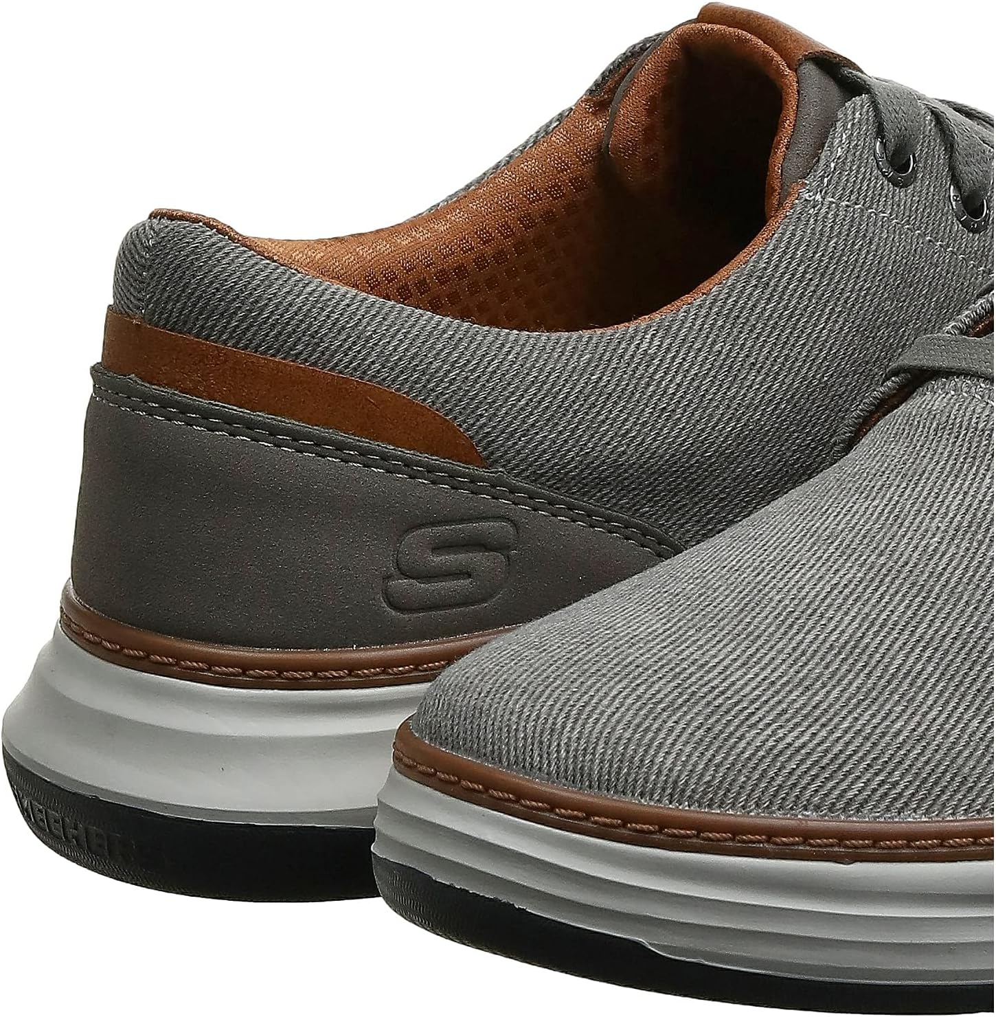 Мужские кеды Skechers Ederson Moreno из канвы, бежевый — фото 3