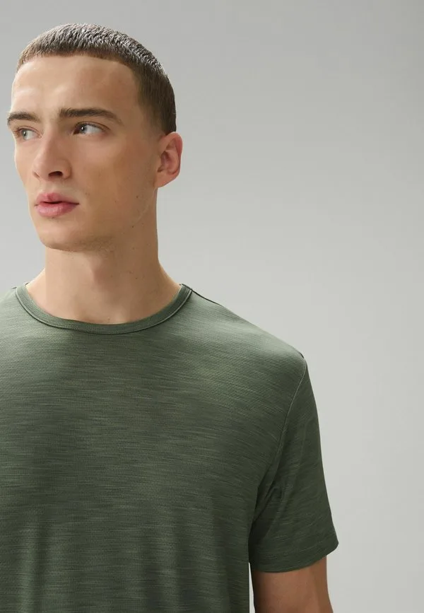 Простая футболка Next, Khaki Green — фото 4