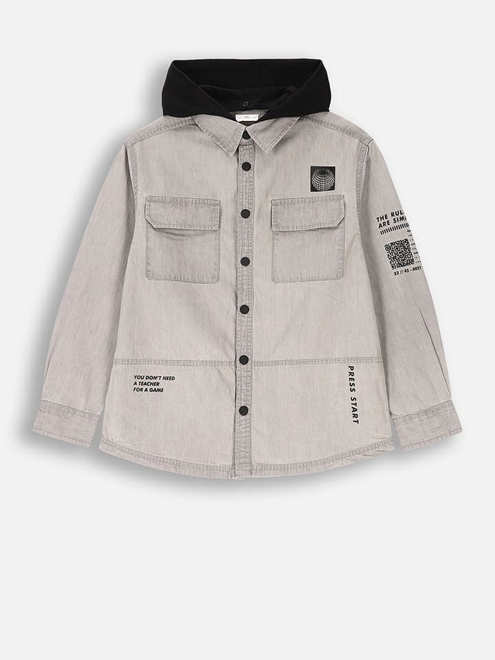 

Coccodrillo Рубашка-куртка серо-черного цвета