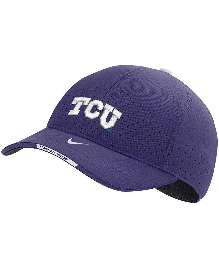 

Мужская фиолетовая регулируемая шапка TCU Horned Frogs 2023 Sideline Legacy91 Performance Nike