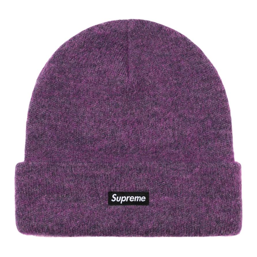 

Supreme Мохеровая шапка FW24, Purple