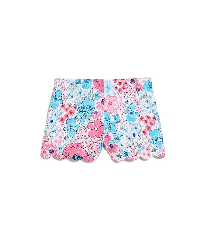 Шорты для девочек с цветочным принтом Mini Leva Shorts Lilly Pulitzer Kids, Onyx Party All The Time
