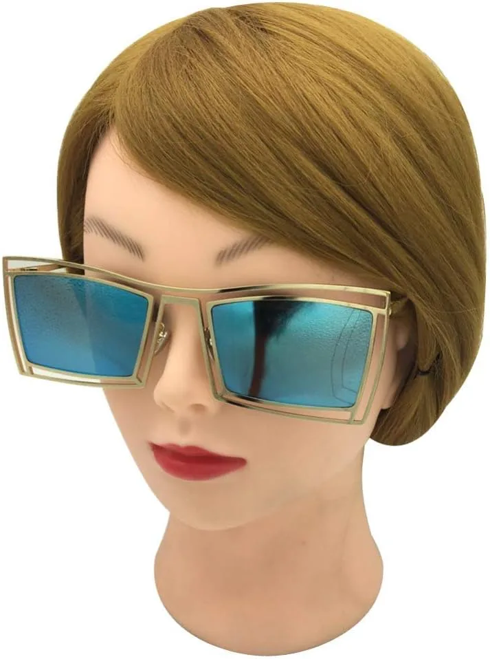 

Классические женские солнцезащитные очки большого размера с поляризацией и защитой от УФ-излучения, модный дизайн с крупной квадратной градиентной оправой Generic, A