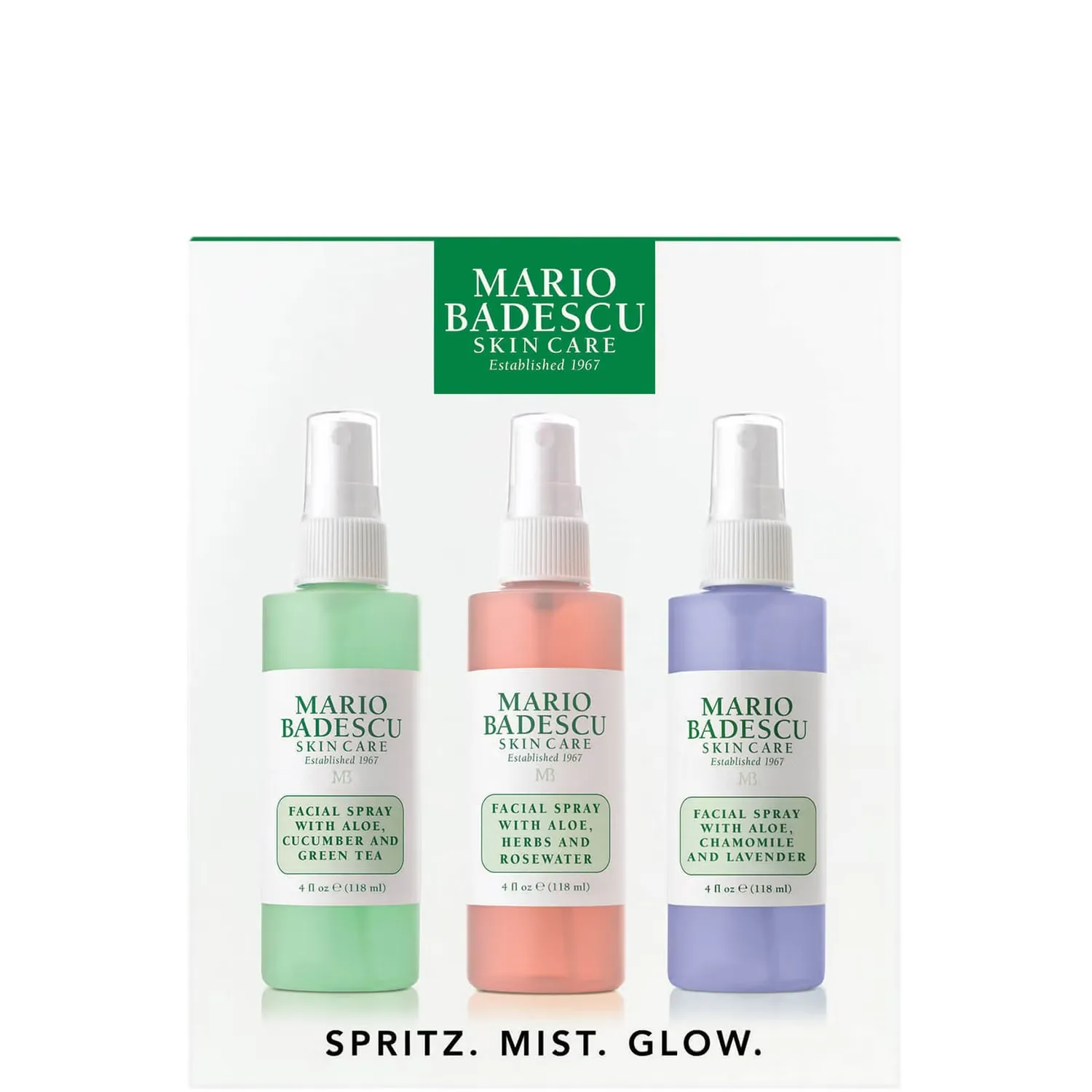 

Марио Бадеску Спритц. Туман. Светиться. Mario Badescu