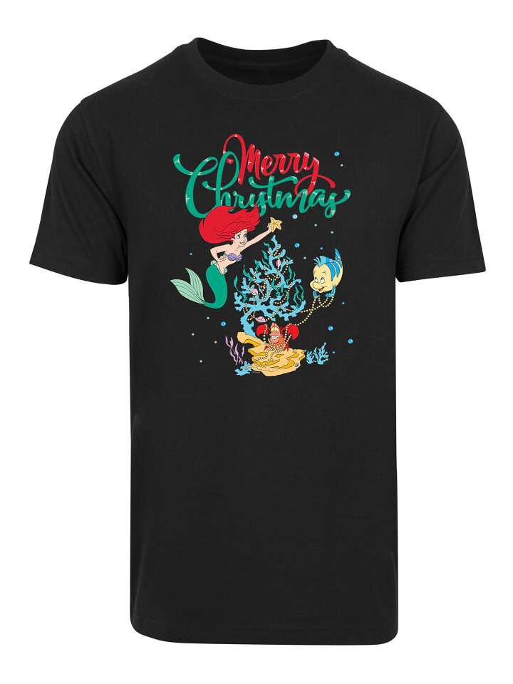 

Футболка F4NT4STIC Arielle die Meerjungfrau Weihnachten, черный