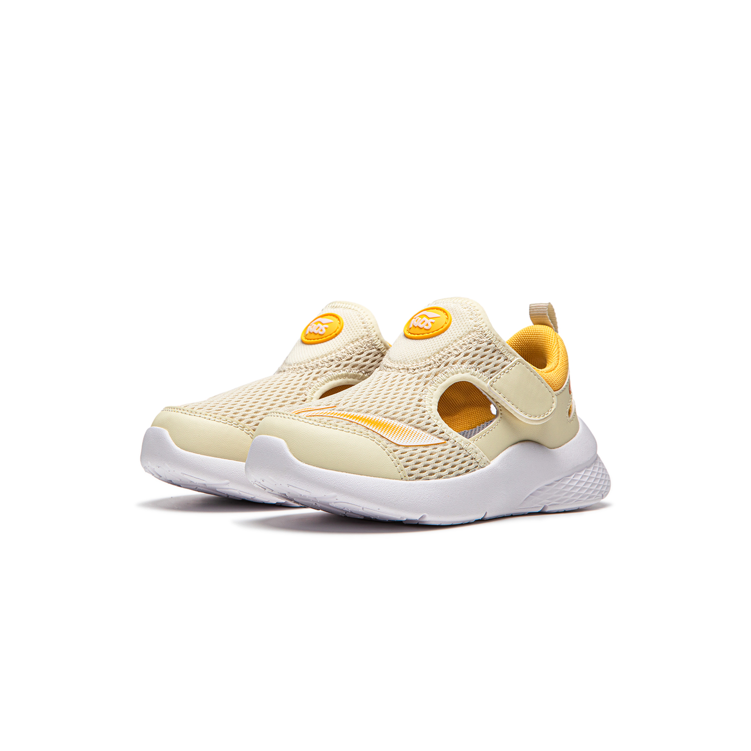 LINING YOUNG Детские повседневные кроссовки Sports Life Collection Cloud Apricot/Amber Yellow — фото 4