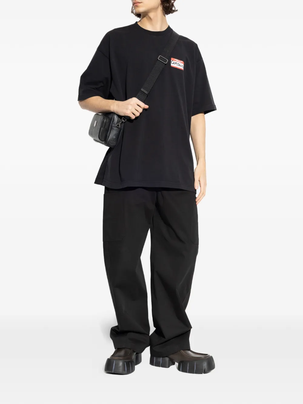 Футболка «My Name Is» Vetements, черный — фото 2