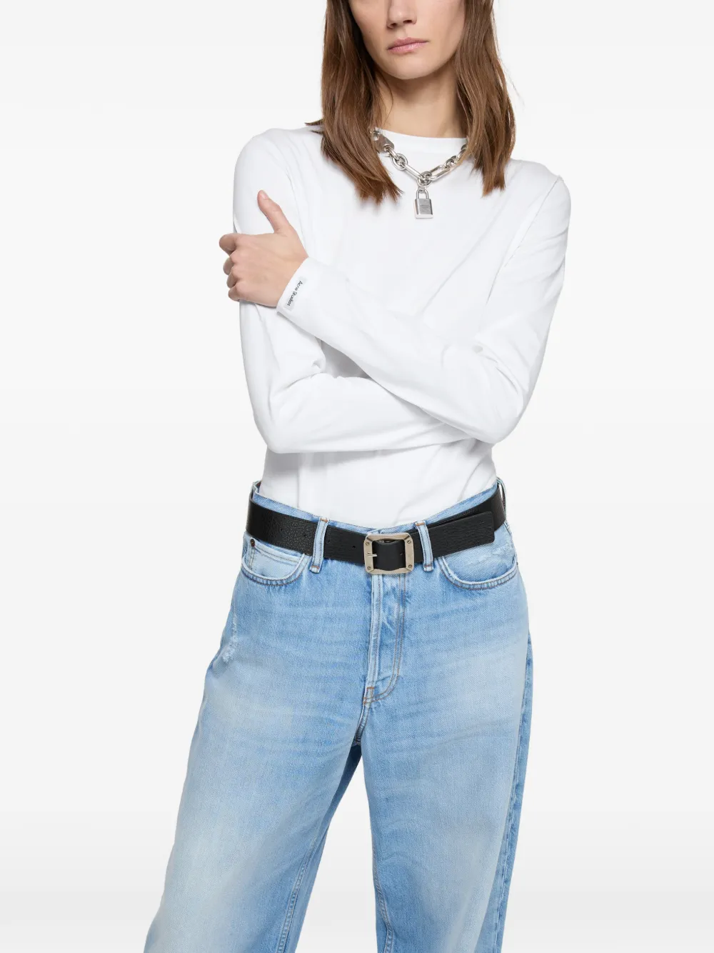 

Лонгслив Acne Studios, белый